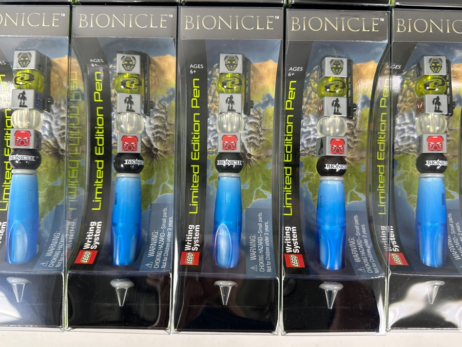(12) Rare Bionicle Lego Writing System Limited Edition Pens Vintage 2001 New Old Stock (Possibly Last Stock Available) [Photo 2]