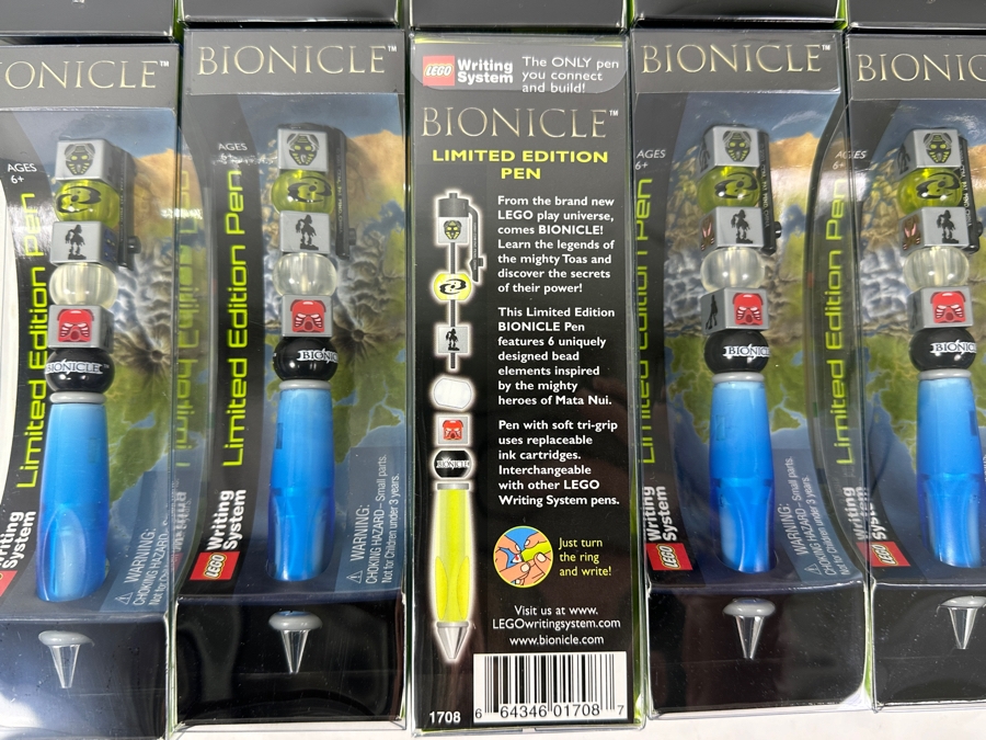 (12) Rare Bionicle Lego Writing System Limited Edition Pens Vintage 2001 New Old Stock (Possibly Last Stock Available) [Photo 9]