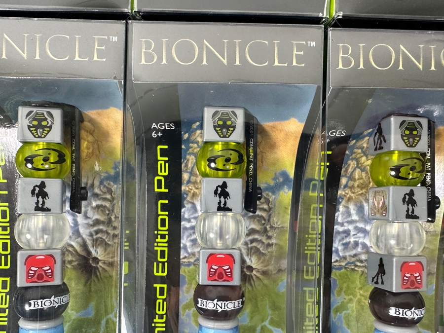 (12) Rare Bionicle Lego Writing System Limited Edition Pens Vintage 2001 New Old Stock (Possibly Last Stock Available) [Photo 4]