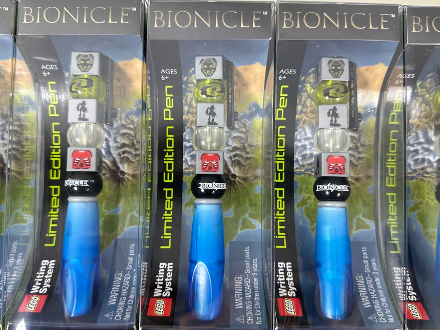 (12) Rare Bionicle Lego Writing System Limited Edition Pens Vintage 2001 New Old Stock (Possibly Last Stock Available) [Photo 3]