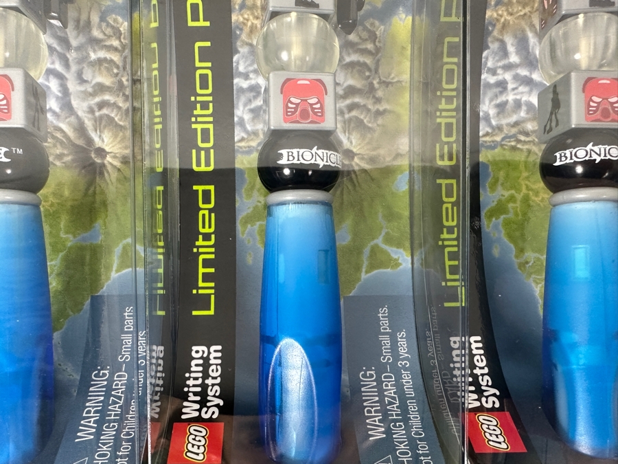 (12) Rare Bionicle Lego Writing System Limited Edition Pens Vintage 2001 New Old Stock (Possibly Last Stock Available) [Photo 5]