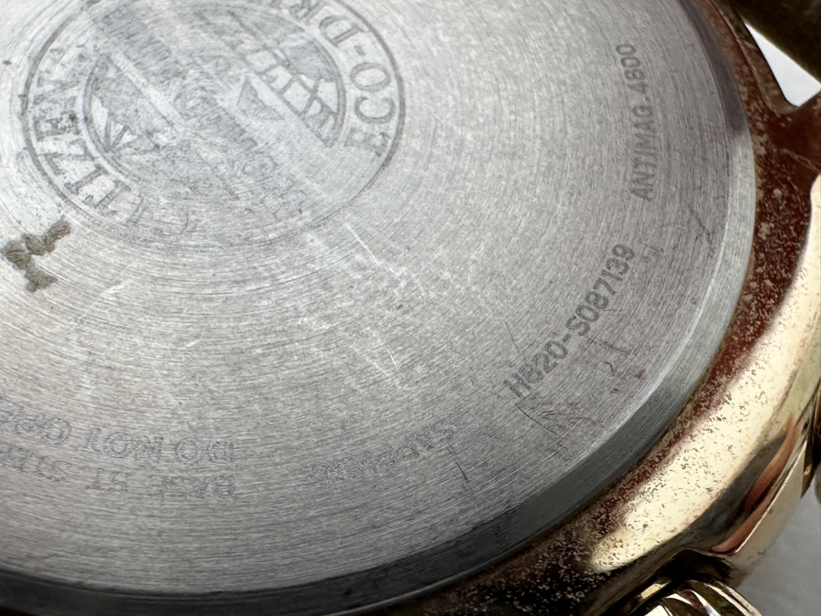 Women's Citizen Eco-Drive World Time A-T Atomic Watch H820-S125711 KA Retails $550 [Photo 11]