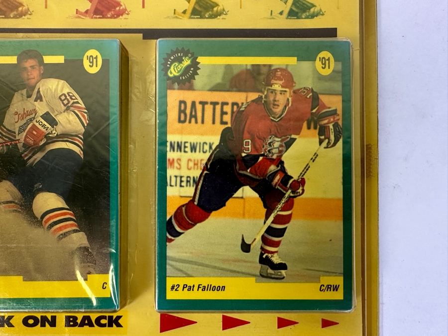 New Old Stock Limited Edition Classic 1991 Hockey Draft Picks Trading Cards With Certificate Of Authenticity [Photo 4]