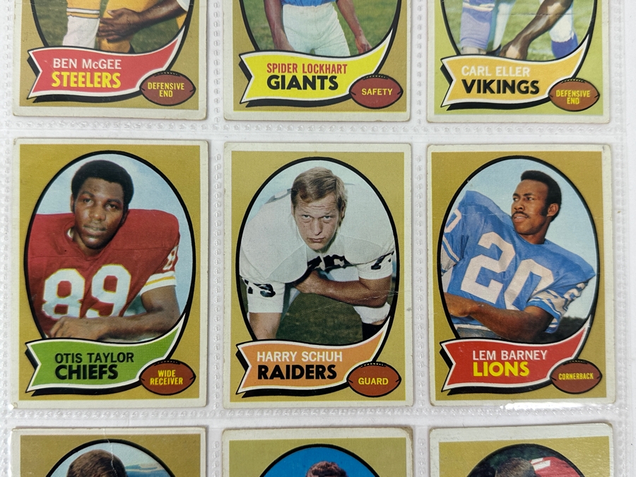 (18) Vintage 1969 Topps Football Cards [Photo 7]