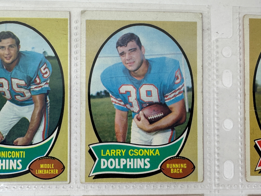 (18) Vintage 1969 Topps Football Cards [Photo 2]