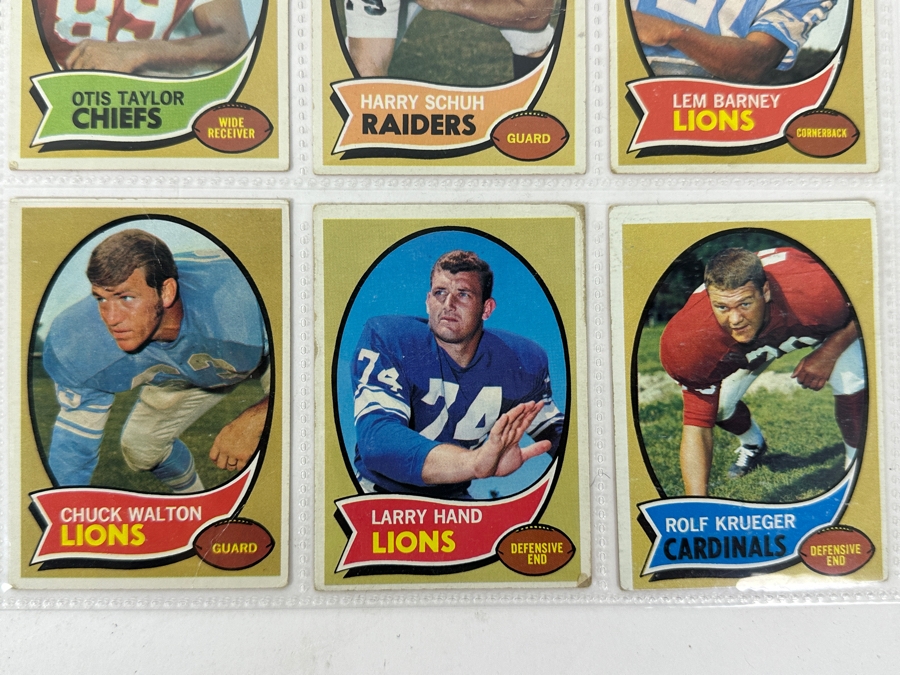 (18) Vintage 1969 Topps Football Cards [Photo 8]