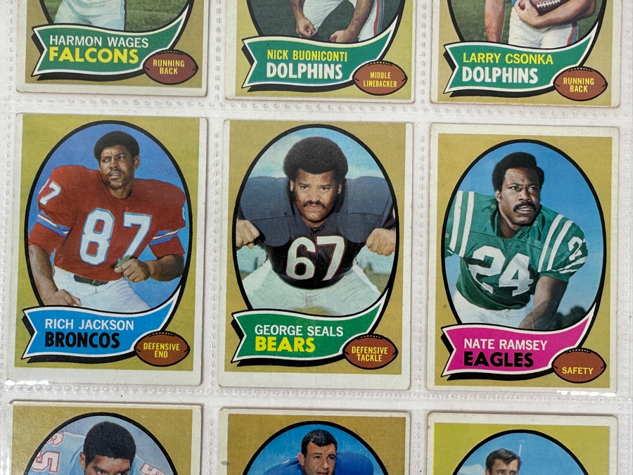 (18) Vintage 1969 Topps Football Cards [Photo 4]