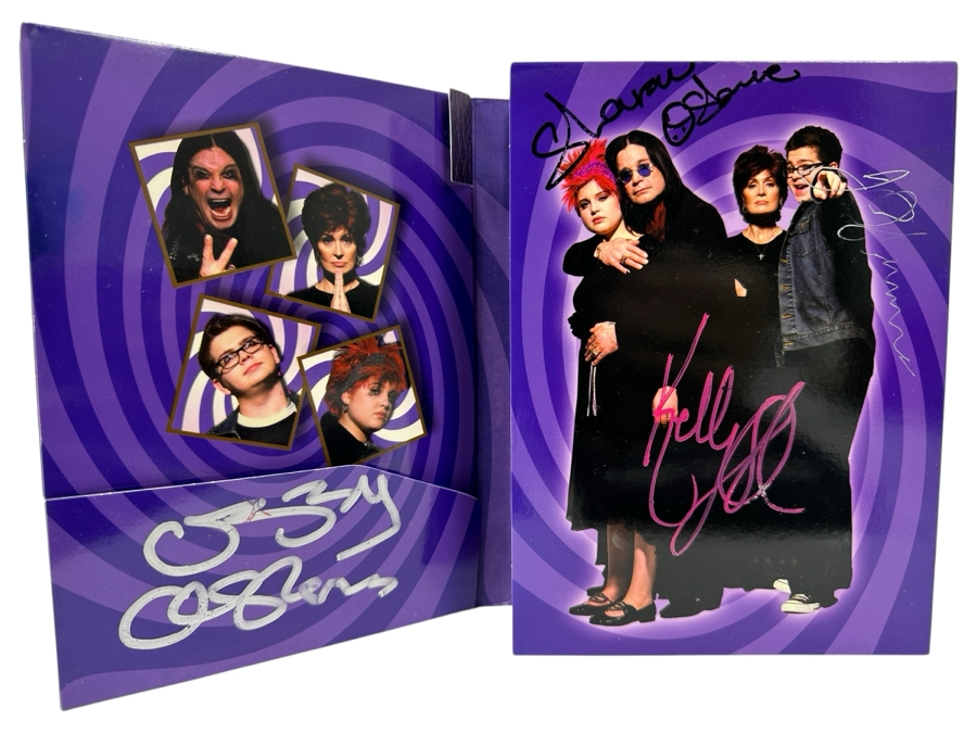 Fully Autographed The Osbournes - The First Season Dvd Set Signed By Ozzy Osbourne As Well As Sharon Osbourne, Kelly Osbourne And Jack Osbourne Autographed In Person By Former Disney Employee - Estimate $2,000-$3,000