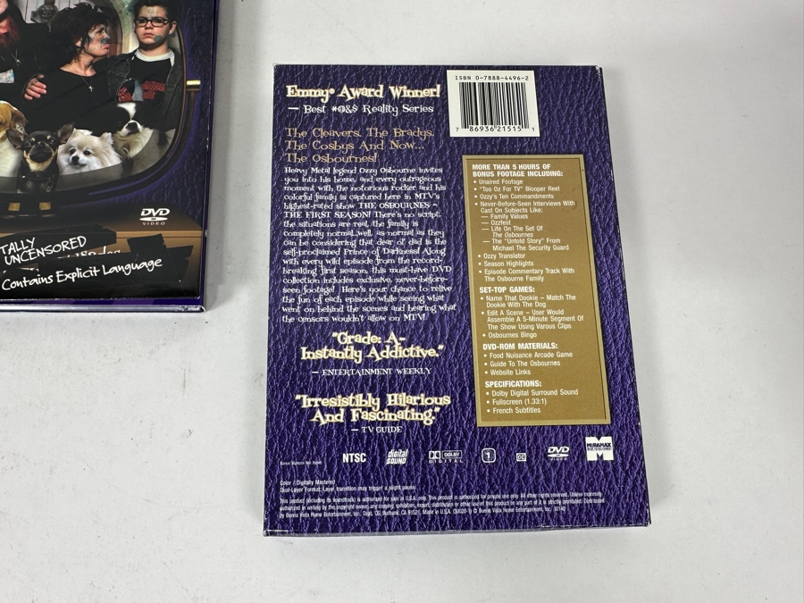 Fully Autographed The Osbournes - The First Season Dvd Set Signed By Ozzy Osbourne As Well As Sharon Osbourne, Kelly Osbourne And Jack Osbourne Autographed In Person By Former Disney Employee - Estimate $2,000-$3,000 [Photo 21]