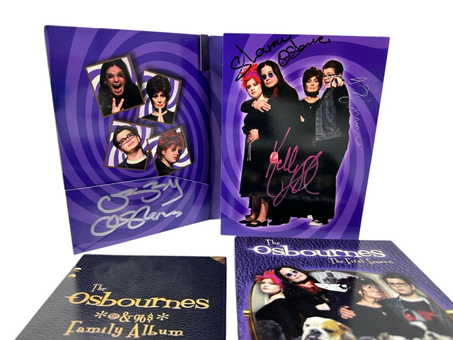 Fully Autographed The Osbournes - The First Season Dvd Set Signed By Ozzy Osbourne As Well As Sharon Osbourne, Kelly Osbourne And Jack Osbourne Autographed In Person By Former Disney Employee - Estimate $2,000-$3,000 [Photo 2]
