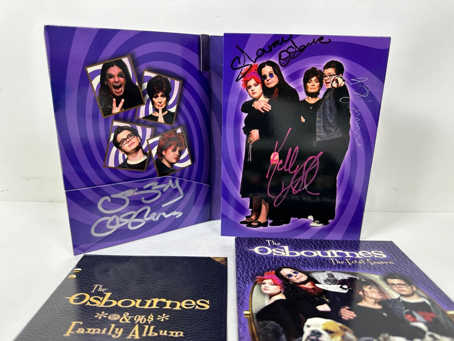 Fully Autographed The Osbournes - The First Season Dvd Set Signed By Ozzy Osbourne As Well As Sharon Osbourne, Kelly Osbourne And Jack Osbourne Autographed In Person By Former Disney Employee - Estimate $2,000-$3,000 [Photo 3]