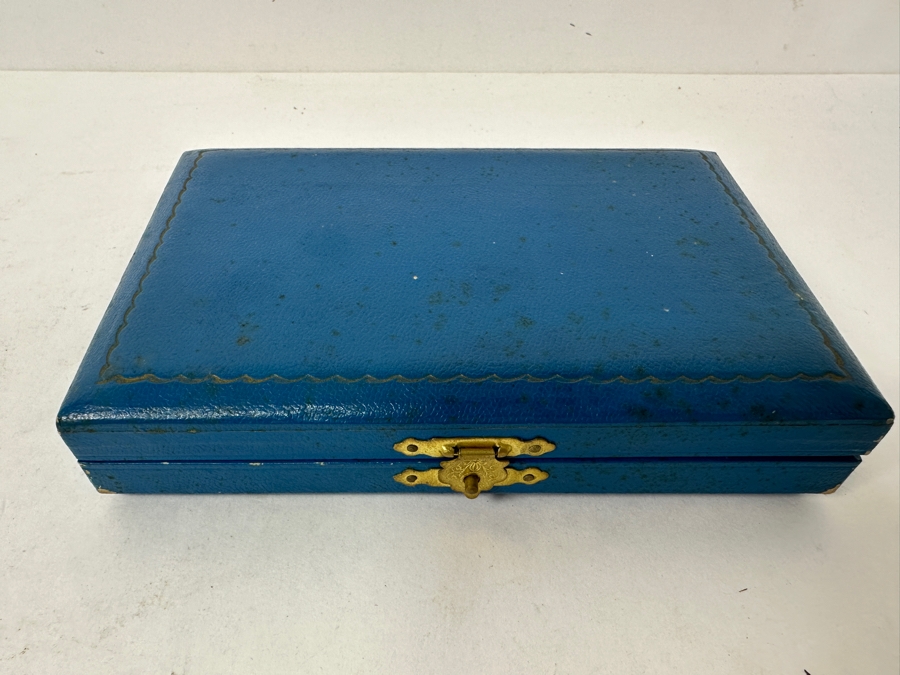 Vintage Japanese Etched Sterling Silver Cigarette Case Signed Underneath With Original Box Weighs 139g [Photo 17]