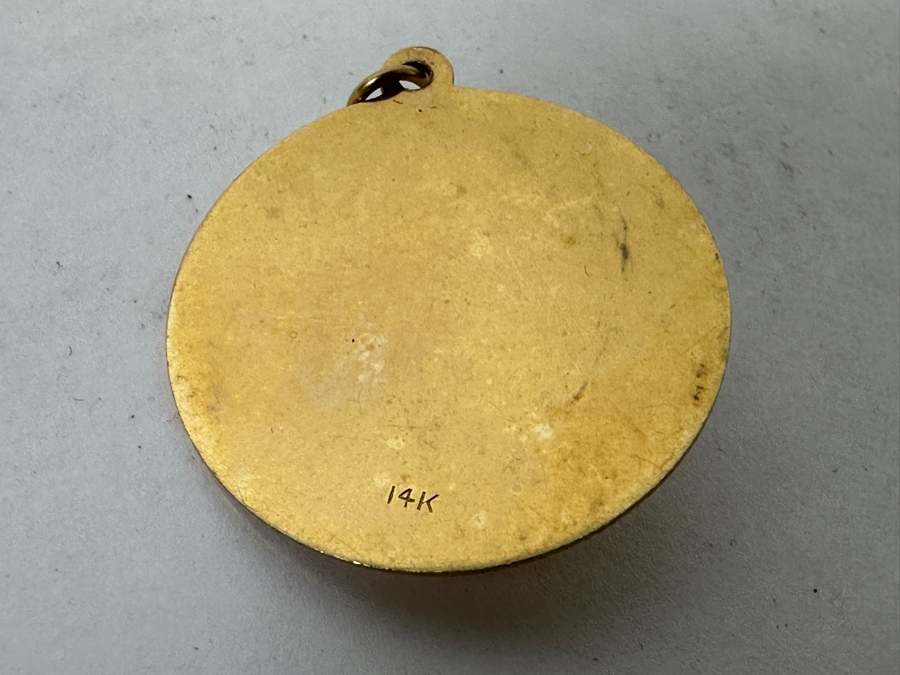 14k Gold Pearl Pendant 3.5g [Photo 4]