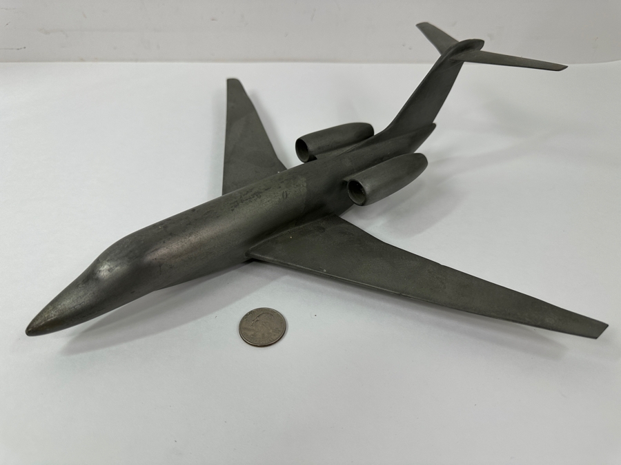 Pewter Airplane Model 13'L X 13'D X 3.5'H [Photo 2]
