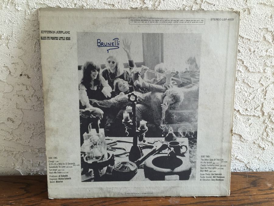 Jefferson Airplane ‎- Bless Its Pointed Little Head - RCA Victor ‎- LSP-4133 [Photo 2]