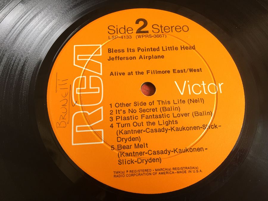Jefferson Airplane ‎- Bless Its Pointed Little Head - RCA Victor ‎- LSP-4133 [Photo 6]