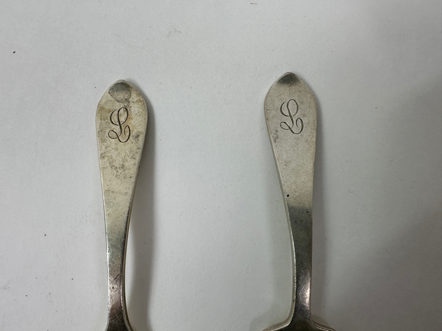 Vintage Stieff Sterling Silver Child's Spoon And Fork Set 4.5'L 49.2g [Photo 2]