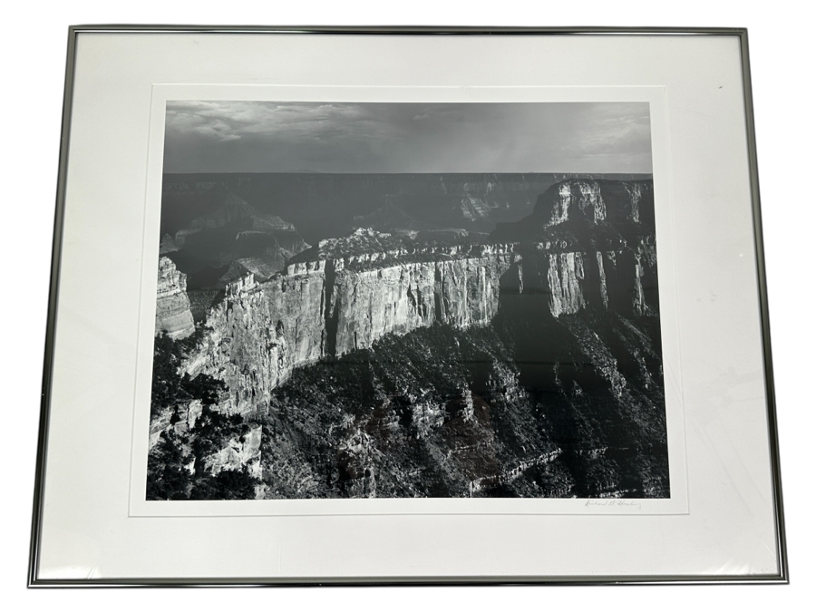 Stunning Richard D. Keesling Signed Photograph Of The Grand Canyon (Dick Keesling Was Also Actress Betty White's Manager For Many Decades) 20 X 17 Framed 28 X 22 Estimate $1,000-$1,200 [Photo 2]