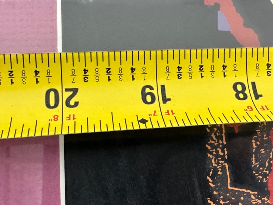 Signed Limited Edition Stevie Ray Vaughan Fender Guitar Lithograph Hand Signed By Artists Robert Knight And Jim Evans Numbered 17 Of 200 1992 Mirage Editions, Inc. Acquired From A Former Fender Guitar Employee 20' X 26.5' Framed 26' X 32.5' [Photo 12]