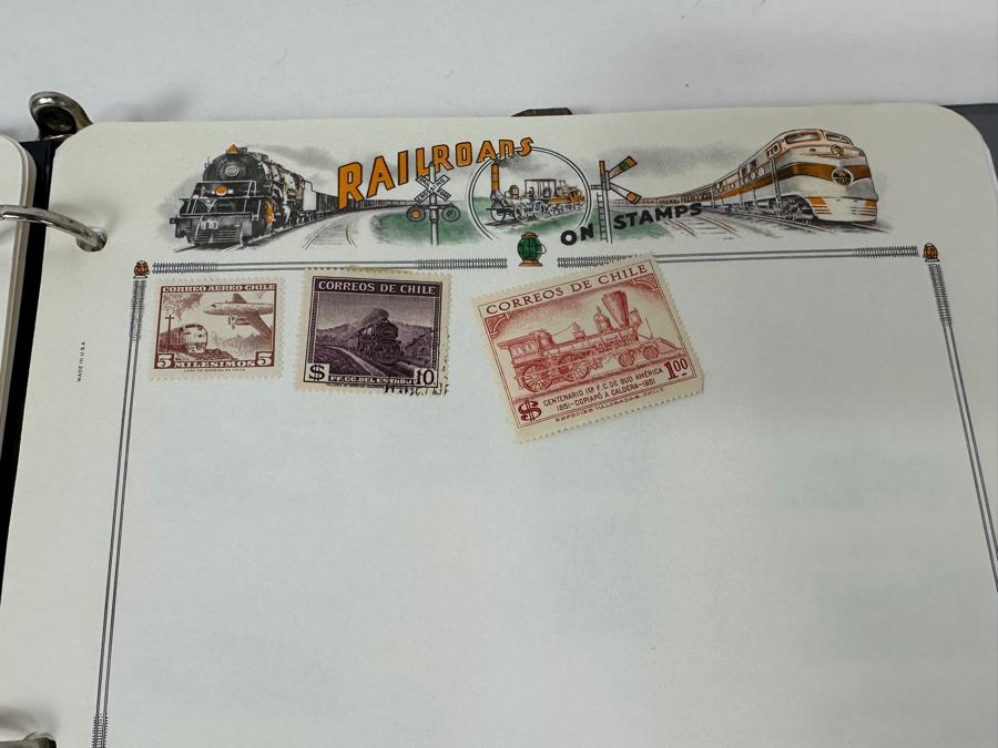Railroad Mint And Postmarked Stamps From The United States And The World - See Photos [Photo 24]