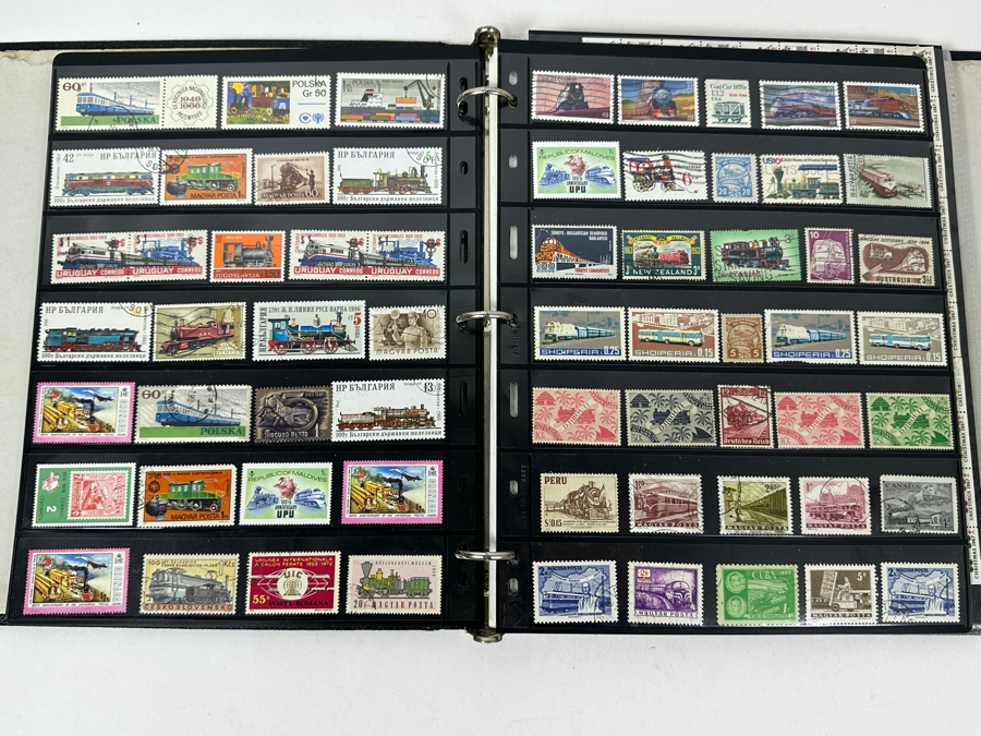 Railroad Mint And Postmarked Stamps From The United States And The World - See Photos [Photo 12]