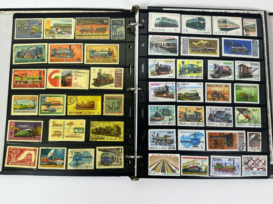 Railroad Mint And Postmarked Stamps From The United States And The World - See Photos [Photo 10]