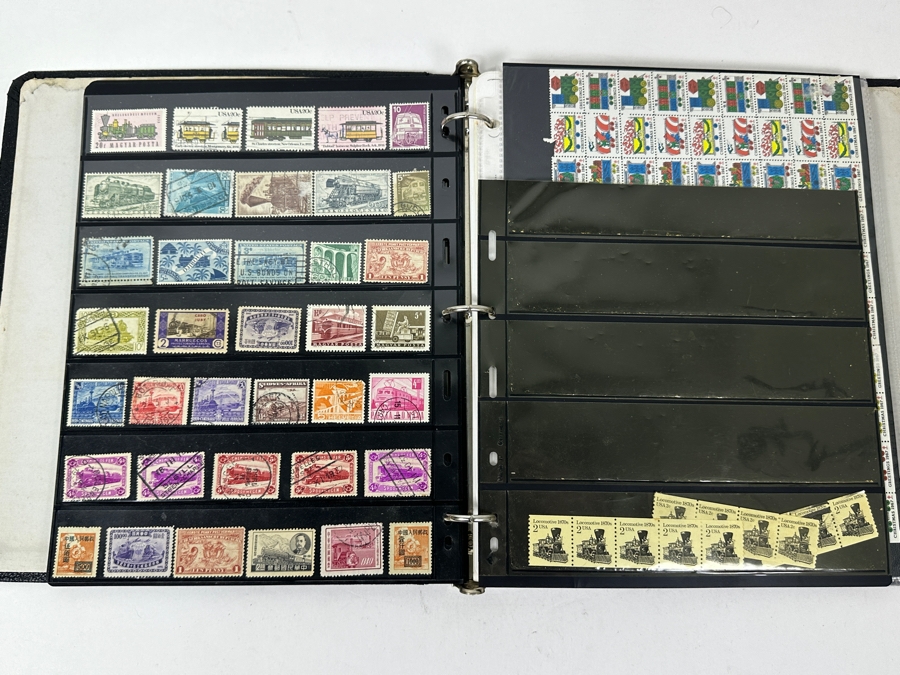 Railroad Mint And Postmarked Stamps From The United States And The World - See Photos [Photo 13]