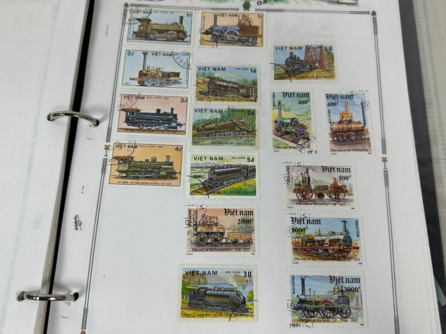 Railroad Mint And Postmarked Stamps From The United States And The World - See Photos [Photo 31]