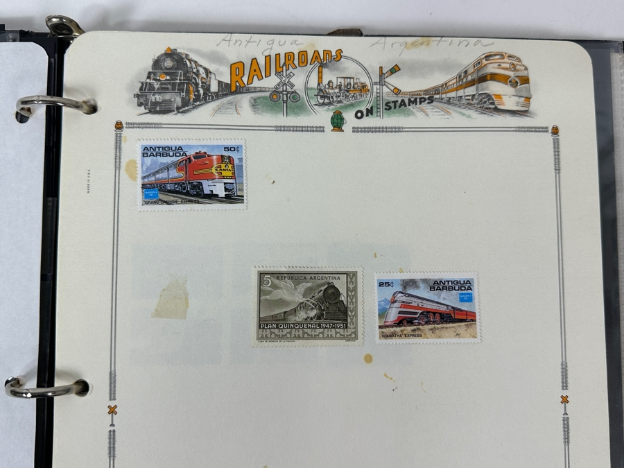 Railroad Mint And Postmarked Stamps From The United States And The World - See Photos [Photo 17]