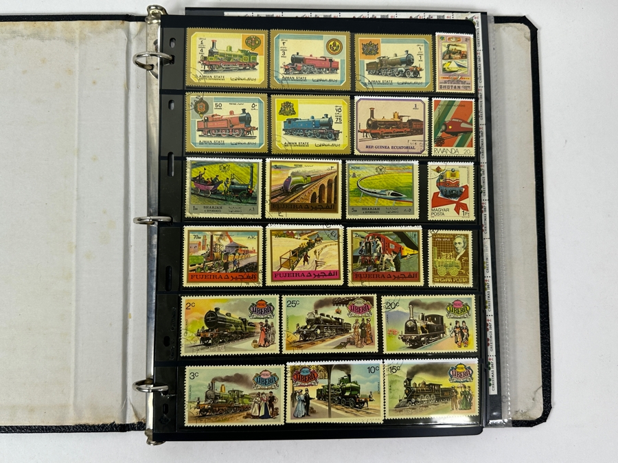 Railroad Mint And Postmarked Stamps From The United States And The World - See Photos [Photo 9]