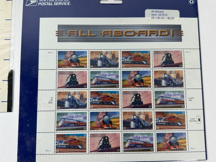 Railroad Mint And Postmarked Stamps From The United States And The World - See Photos [Photo 3]