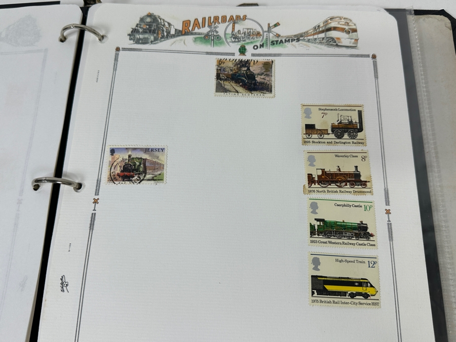 Railroad Mint And Postmarked Stamps From The United States And The World - See Photos [Photo 27]