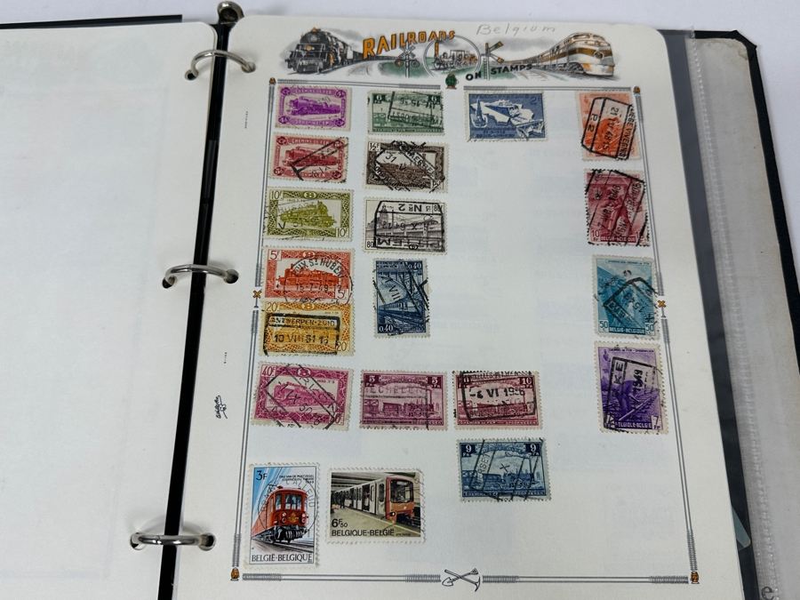 Railroad Mint And Postmarked Stamps From The United States And The World - See Photos [Photo 19]