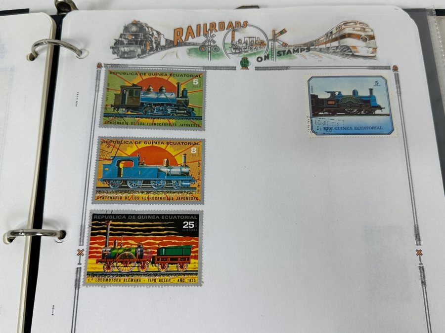 Railroad Mint And Postmarked Stamps From The United States And The World - See Photos [Photo 26]