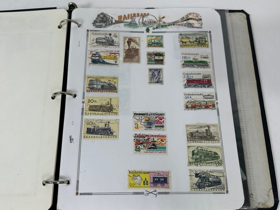 Railroad Mint And Postmarked Stamps From The United States And The World - See Photos [Photo 25]