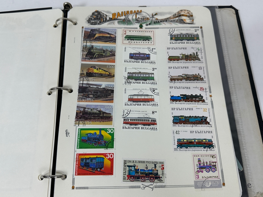 Railroad Mint And Postmarked Stamps From The United States And The World - See Photos [Photo 20]