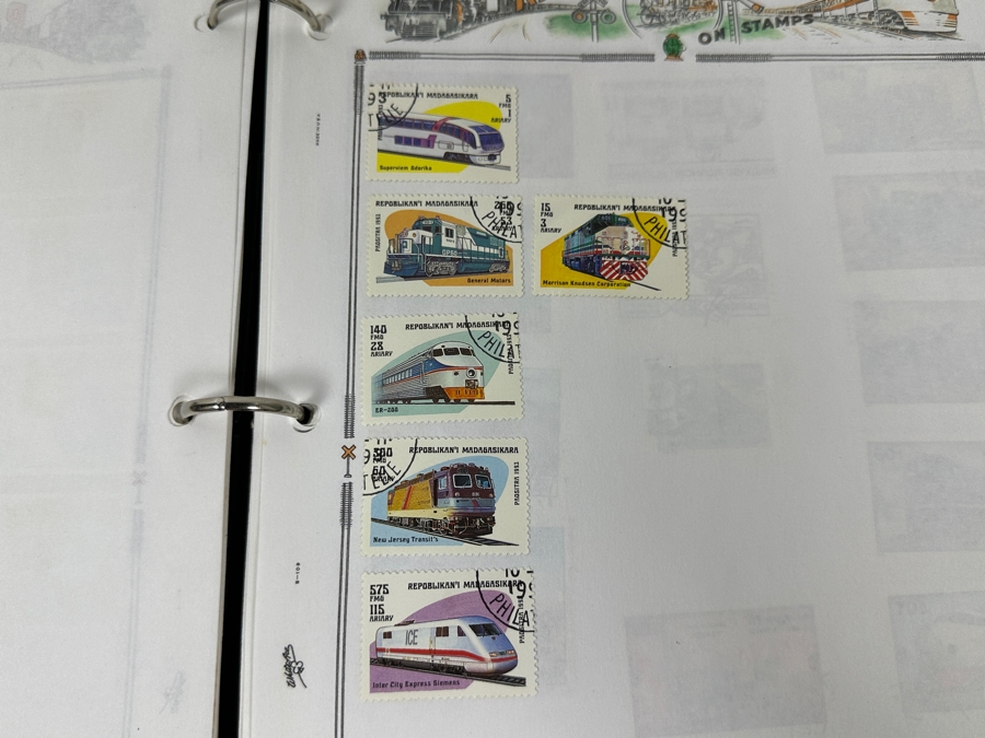 Railroad Mint And Postmarked Stamps From The United States And The World - See Photos [Photo 29]