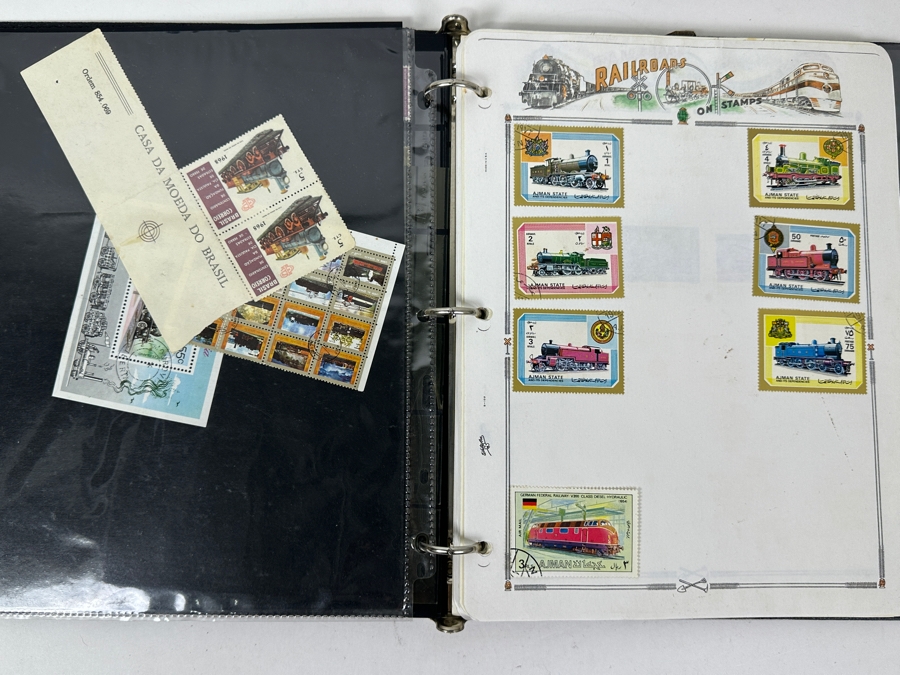 Railroad Mint And Postmarked Stamps From The United States And The World - See Photos [Photo 16]