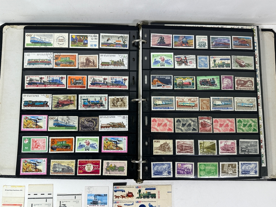 Railroad Mint And Postmarked Stamps From The United States And The World - See Photos [Photo 8]