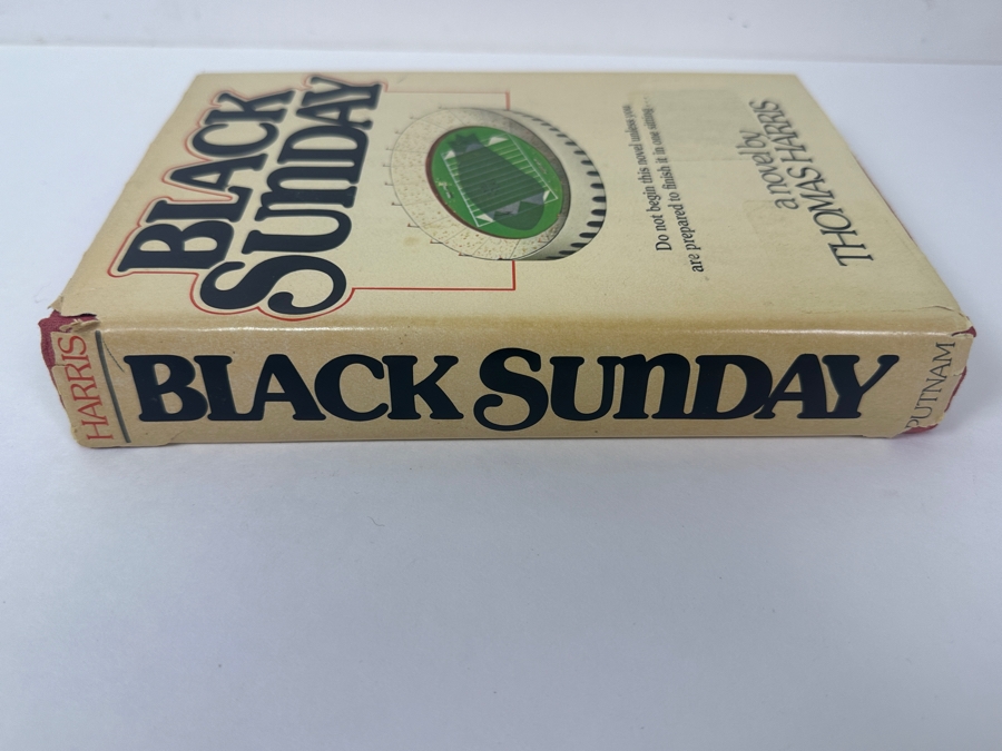 Vintage 1975 First Edition Hardcover Book Black Sunday By Thomas Harris [Photo 2]