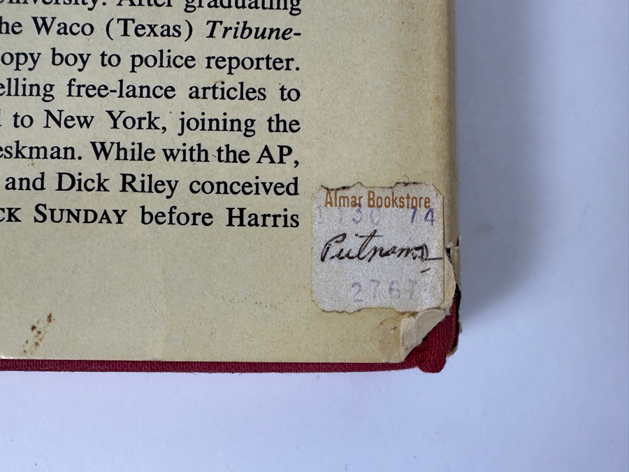 Vintage 1975 First Edition Hardcover Book Black Sunday By Thomas Harris [Photo 4]