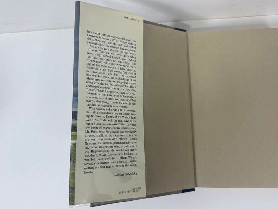 Vintage 1986 First Edition Hardcover Book The Prince Of Tides By Pat Conroy [Photo 4]