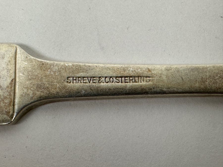 (3) Sterling Silver Spoons And Knife Spreader 109g [Photo 3]