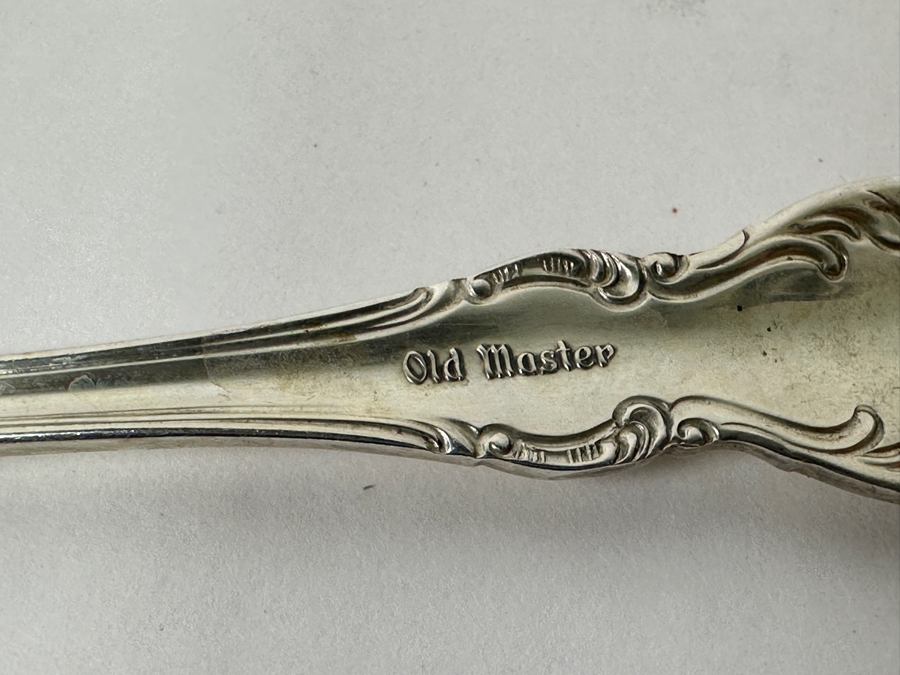 (3) Sterling Silver Spoons And Knife Spreader 109g [Photo 5]