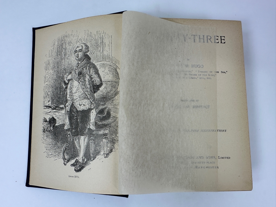 Hardcover Book Ninety-Three By Victor Hugo Published By George Routledge And Sons, Limited [Photo 3]