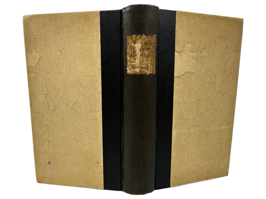 Antique 1835 First Edition Hardcover Book Yarrow Revisited And Other Poems By William Wordsworth London