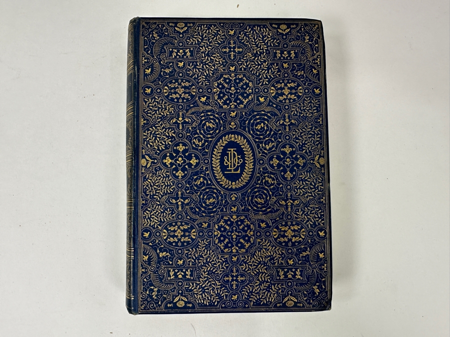 Antique Hardcover Book The Poetical Works Of Adelaide A. Procter With And Introduction By Charles Dickens Illustrated Boston D. Lothrop And Company [Photo 2]