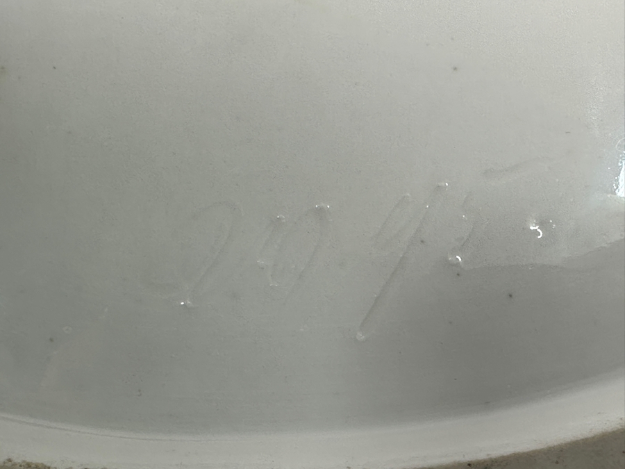 Meissen Germany Blue Onion Hand Painted Porcelain Double Tidbit Dish/Serving Tray with Handle 11'W x 9'D x 4'H [Photo 11]