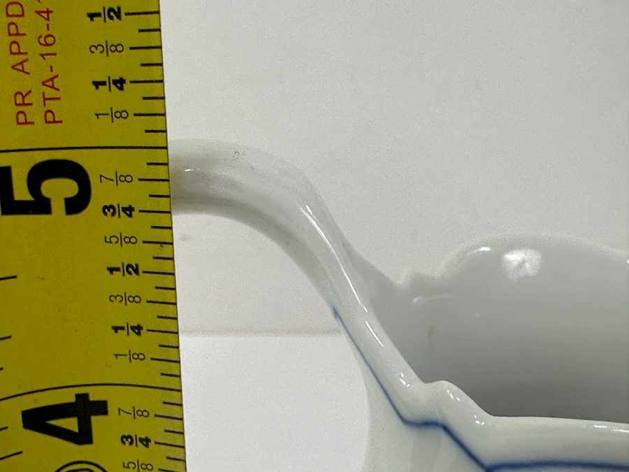 Meissen Germany Blue Onion Hand Painted Porcelain Mini Pitcher 5'H [Photo 13]