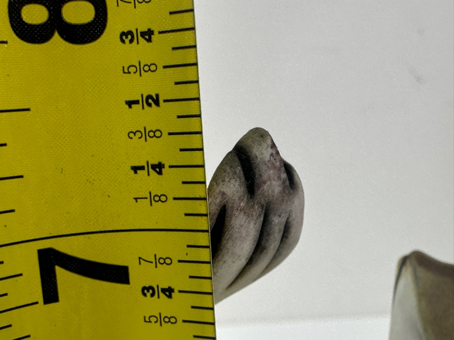 Signed Abstract Pottery Cat Figurine 4.5'W X 7.25'H [Photo 14]